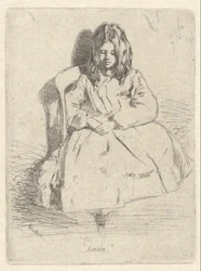 Annie, sentada