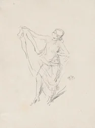Modelo drapeado, Bailarina