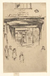 Drury Lane, del segundo conjunto de Venecia (un conjunto de veintiséis grabados)