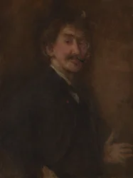 Oro y marrón: autorretrato