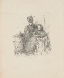 Madre e hija [La madre enferma]