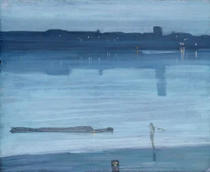 Nocturno: azul y plata - Chelsea