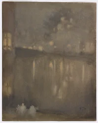 Nocturno: Gris y Oro–Canal, Holanda