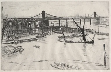 El antiguo puente de Hungerford