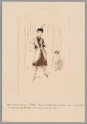 Estudio para "La chica azul: Retrato de la Srta. Elinor Leyland"