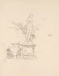 La Estatua, Jardines de Luxemburgo