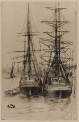 Los dos barcos