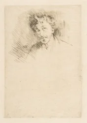 Whistler con el mechón blanco