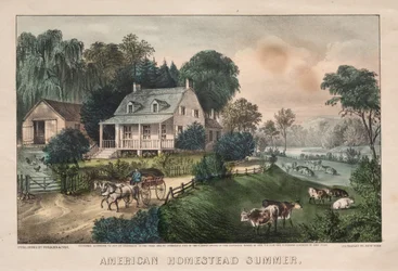 Hogar americano, verano, 1869