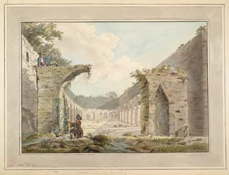 Claustro en Monasterio de Oronsay