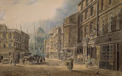 Londres, Old Tothull St. Conduciendo a la Abadía de Westminster, 1776
