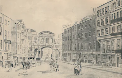 Oeste de Temple Bar, 1772