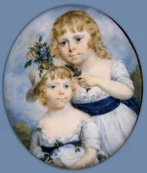 Retrato de dos hermanas