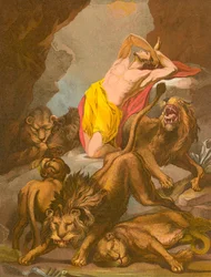 Daniel en el foso de los leones
