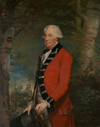 Sir Ralph Milbanke, Bt., con el uniforme de la Milicia de Yorkshire (North Riding)