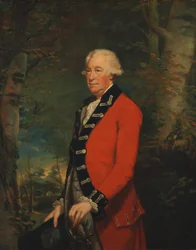 Sir Ralph Milbanke, Bt., con el uniforme de la Milicia de Yorkshire (North Riding)
