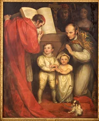El matrimonio de Ricardo de Shrewsbury, Duque de York, con Lady Anne Mowbray, 1820