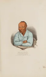 KER-O-MENEE; un célebre jefe winnebago, de The Aboriginal Portfolio