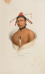 MA-KO-ME-TA o el Aceite del Oso; Un Jefe de Monomonie, de The Aboriginal Portfolio