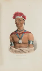 MAUCK-COOMAUN; Un célebre jefe Ioway, de The Aboriginal Portfolio