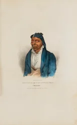 MO-WAN-ZA o El Pequeño Lobo; Un Jefe de Miami, de La Cartera Aborigen