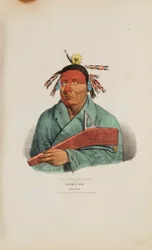 WAA-TOP-E-NOT o la Cama del Águila; Un Jefe Zorro, de The Aboriginal Portfolio