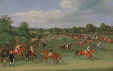 Carreras de Epsom: Preparativos para la salida