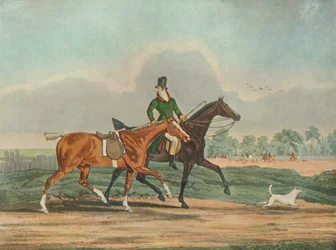 Cazadores en Covertside, principios del siglo XIX, 1929