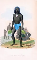 Nativos de Tilcopia, c. 1850