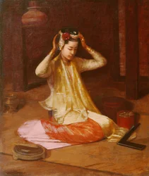 Una bailarina birmana, c.1920
