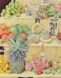 Puesto de frutas, La Laguinilla, 1998