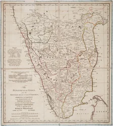 La península de la India desde el río Kistnah hasta el cabo Comorin