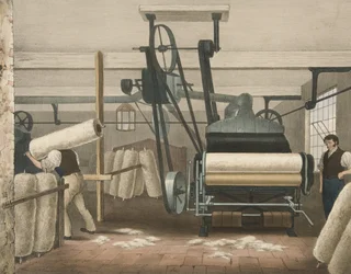 Marco de lap, Progreso del algodón No. 3, pub. 1840