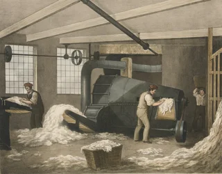 Desmotado, Progreso del algodón No. 2, pub. 1840