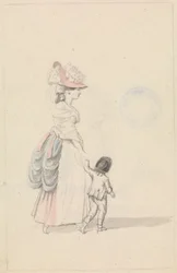 Mujer y niño