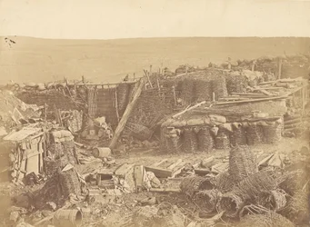 Interior del Redan - Batería rusa