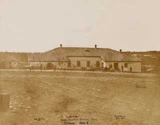 Vista Norte del Cuartel General del Ejército Inglés, c.1855