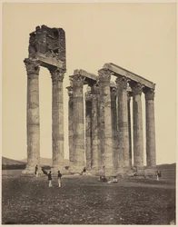 Templo de Júpiter Olimpo, c.1853 (impresión a la albúmina)