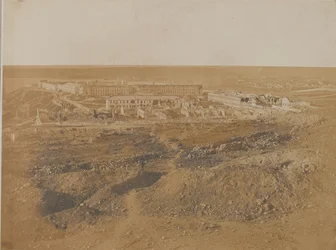 El Gran Cuartel después del asedio, 1855