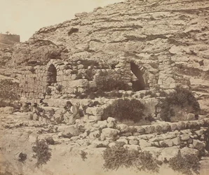 Pozo de Joab, Jerusalén, 1857