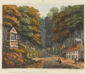 Entrada al Bosque de Soigne, cerca de Bruselas, 1815, de 
