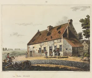 La Belle Alliance, de «Relato histórico de la batalla de Waterloo», 1817