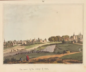 ¿Las ruinas del pueblo de Ligny?, 1815
