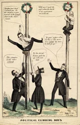 Niños trepadores políticos, publicado por J Baillie, H Bucholzer, Nueva York, 1844