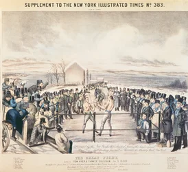 La Gran Pelea Entre Tom Hyer y Yankee Sullivan, 1849