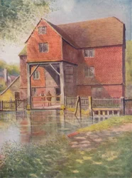 El molino de Shalford, c. 1910, 1914