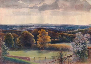 Vista desde Coneyhurst Hill, Ewehurst, 1911, 1914