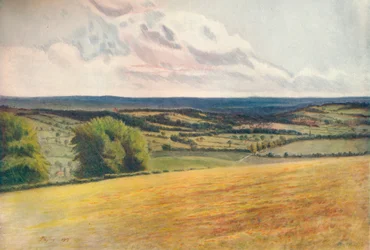 Vista desde el Cementerio, Tatsfield, 1912, 1914