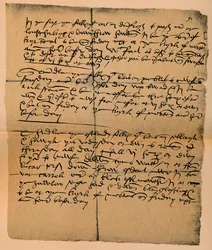 Instrucciones para el movimiento de tropas antes de la batalla de Solway Moss, 1542, 1889