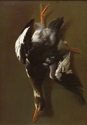 Aves muertas, c.1815 (óleo sobre lienzo)